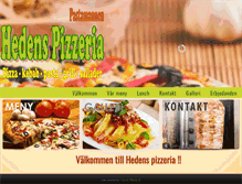 Tablet Screenshot of hedenspizzeria.com